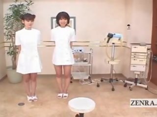 Subtitled יפני לסבית קבוצה ויברטור מסג' לשחק